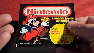 64 Bits Extra - Opening 1991s Nintendo Sticker Packs!
