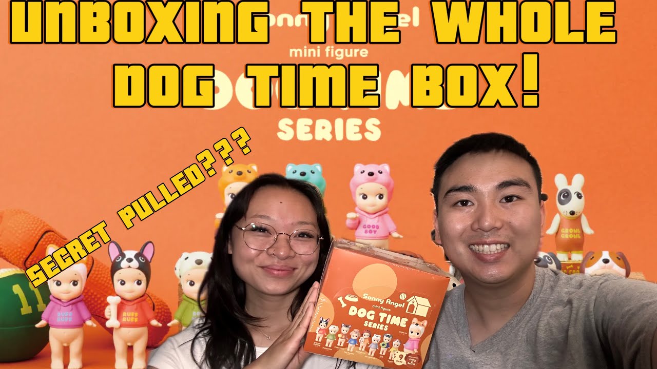 UNBOXING A WHOLE SONNY ANGEL DOG TIME SERIES BOX ***RARE SONNY ANGEL ...