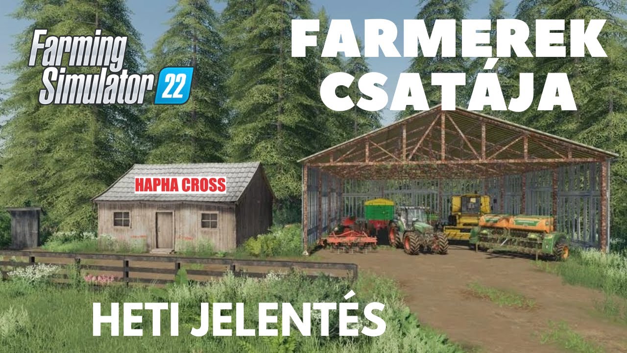 Farming Simulator 22 🚜LIVE | HUN | Logitech G29 + Control panel ...