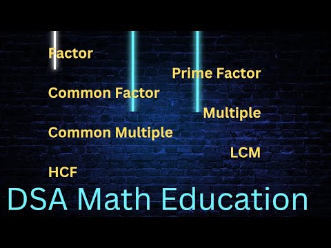 Basic Math Tricks, LCM, HCF, Factors, Common Factors, Multiple, Common ...