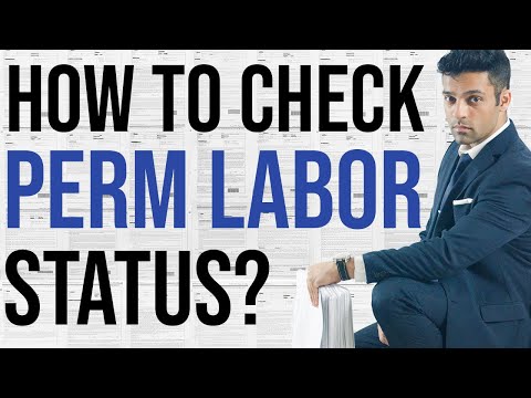 How To Check Your PERM Status? Labor Certification Status.