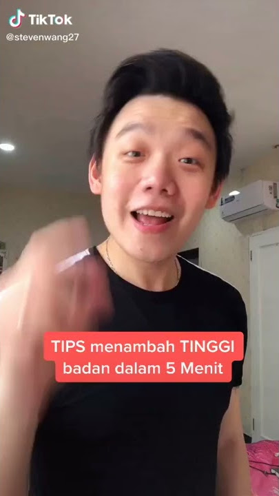 CARA MENAMBAH TINGGI BADAN HANYA DALAM 5 MENIT!!!!