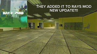 THEY ADDED THE BACKROOMS GMOD MAP TO ROBLOX’S RAYS MOD NEW UPDATE!!