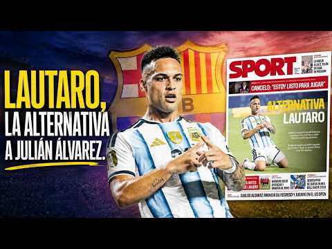 LAUTARO IS THE ALTERNATIVE TO JULIAN ALVAREZ