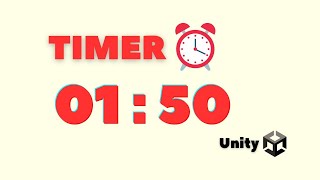 Easy Timer in Unity | Unity Tutorial For Beginners