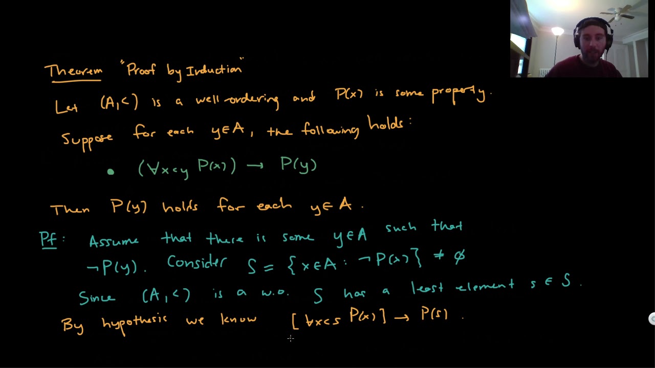 (Axiomatic Set Theory, 14) Induction on well-ordered sets