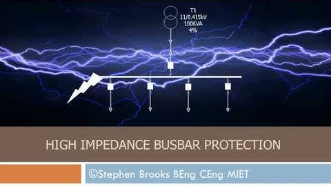 High impedance busbar protection