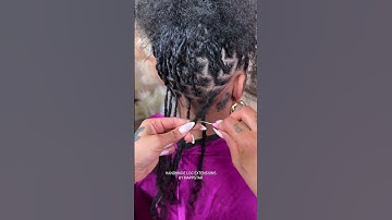 Handmade Curly Loc Extensions ✨ Book Appointment now www.NappStar.com #locs #locstyle
