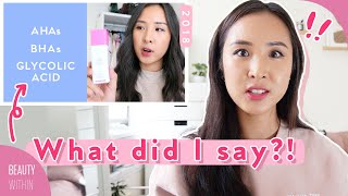 ? Reacting To Our 'Skincare DO NOT MIX' video (cringe + updated info!): Vitamin C, AHA, BHA & More