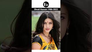 Shruti Haasan Transformation 1986 - 2022 🥵🤫 #transformation #shorts #shrutihaasan #shruti #haasan screenshot 5