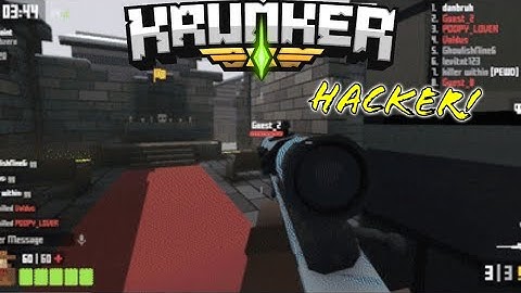 Blatant Hacker in Krunker io