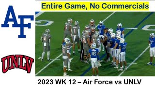 2023 W12 AF vs UNLV Entire Game - No Commercials
