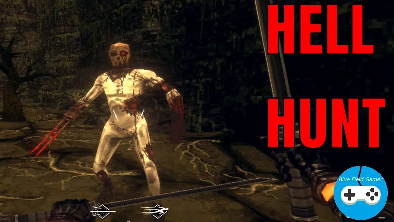 HELL HUNT DEMO GAMEPLAY INDIE QUAKE FIRST PERSON SHOOTER