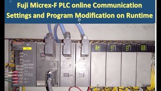 Fuji Micrex-F PLC Online and Offline Communication - YouTube