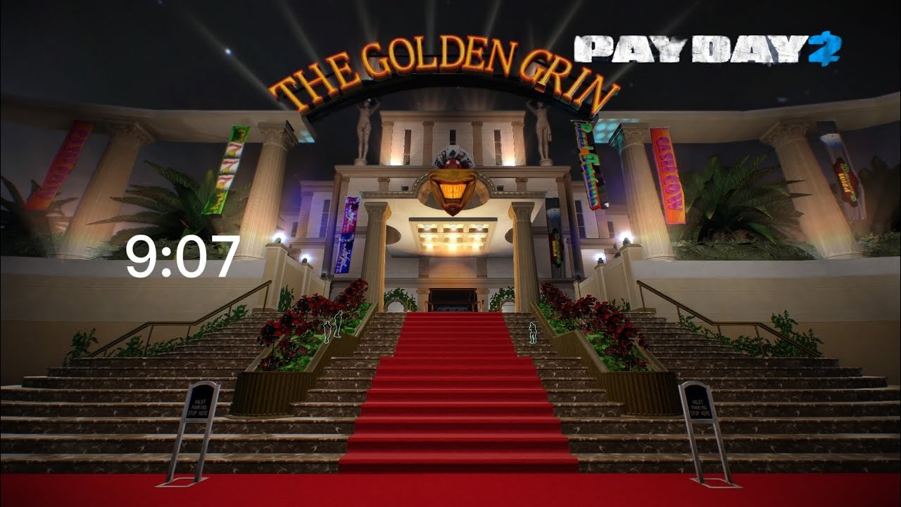 Payday 2 - Golden grin Casino - speedrun 9:07 [solo - death sentence]