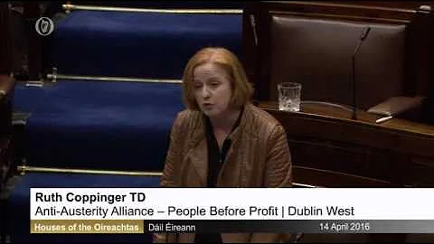 Ruth Coppinger TD- Private sector can't solve the housing crisis