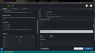 CodeChef Starters 165 Div 4 (4/8)