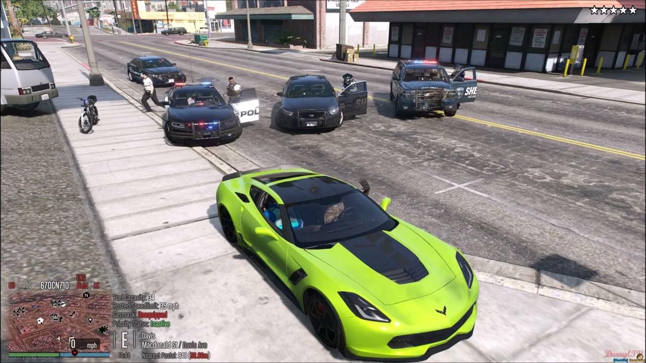 Car Theft Gone Wrong Part 1 of 2 Diverse Roleplay (DVRP) GTAV