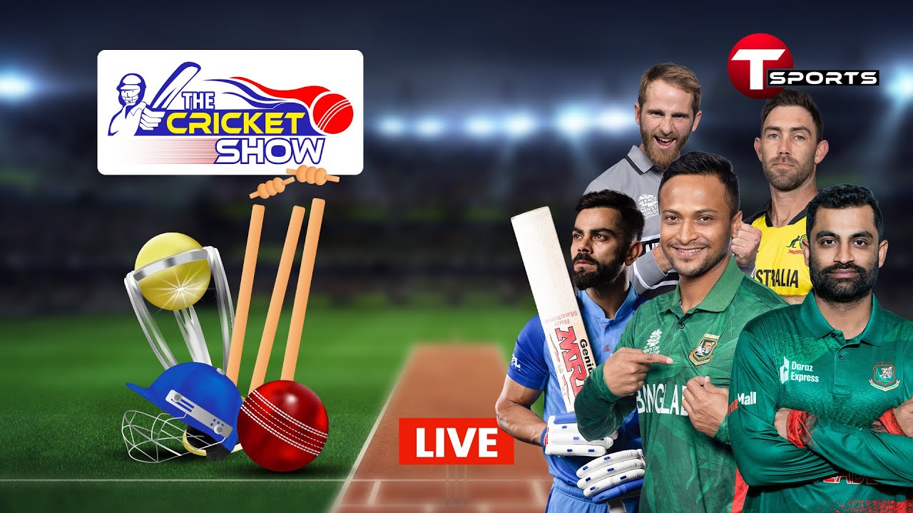 LIVE The Cricket Show Talk Show Cricket Cricket Analyst T Sports 