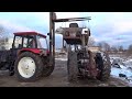 поставили раму ЭО 2621и кабину на трактор ЮМЗ 6\/we put the frame and cab on the YMZ 6 tractor