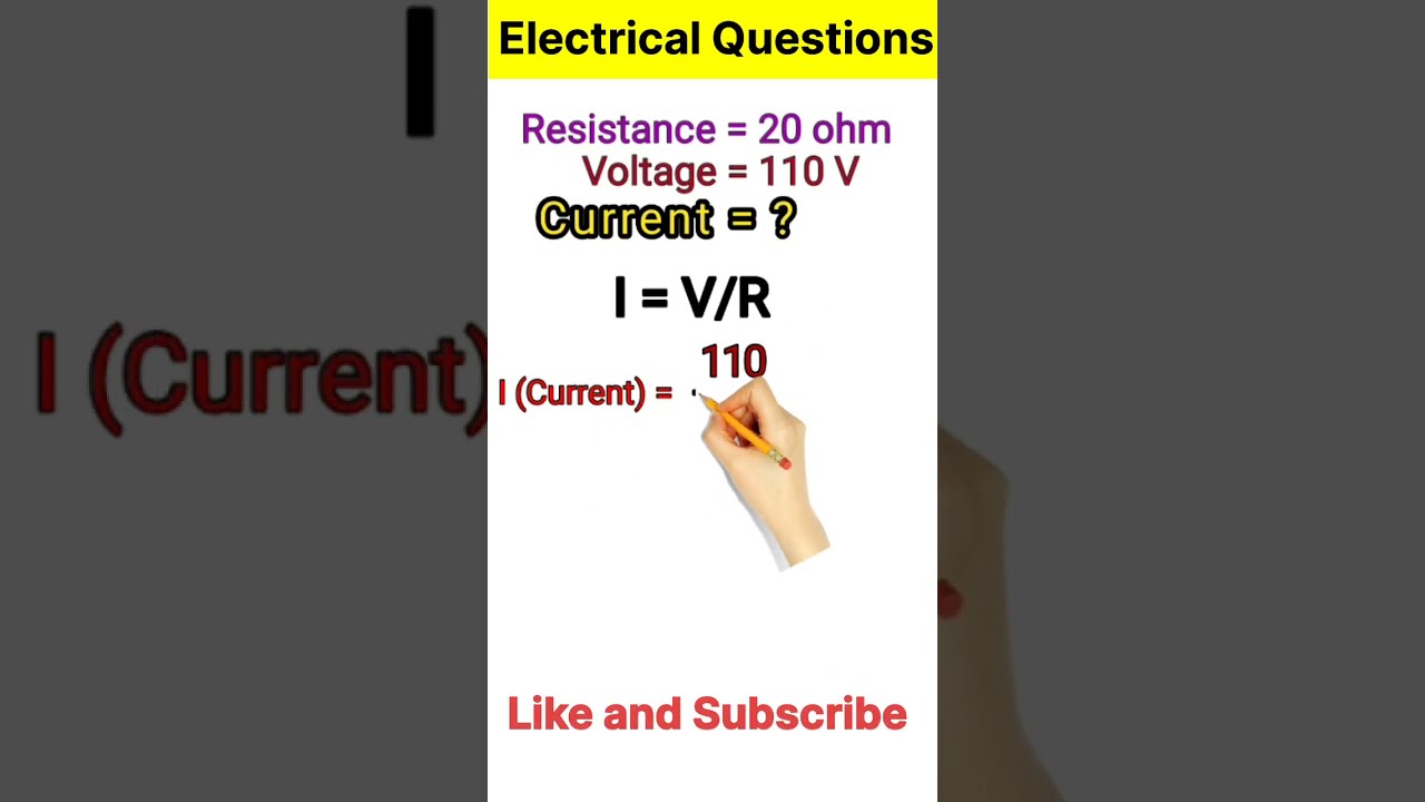 How To Find Current Value Resistance Voltage Shorts Viral Electrical Formula