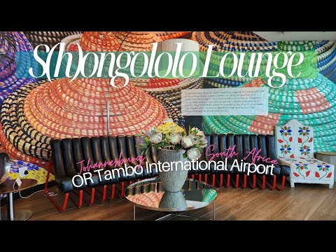 Shongololo Lounge at OR Tambo International Airport, Johannesburg, South Africa