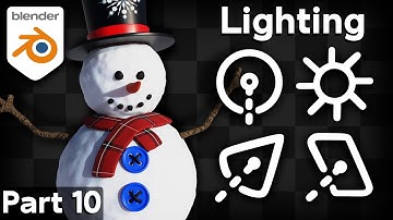 Part 10 - Blender for Complete Beginners Tutorial Series (Lighting & Render Engines)