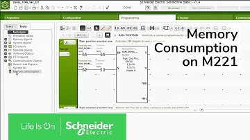 Measuring Memory Consumption on M221 with SoMachine Basic | Schneider Electric Support
