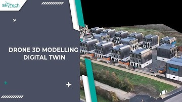 Drone 3D modelling - Urban modular housing development - Digital Twin
