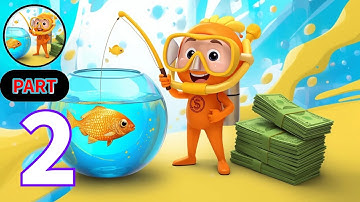 Aquarium Land: Fishbowl World - Walkthrough Gameplay Part 2 - Ocean Friends World Android Gameplay