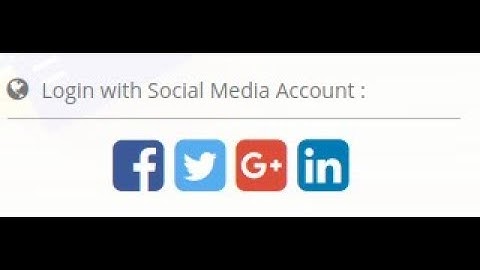 Osclass Social Login Plugin Created by Rackons Market