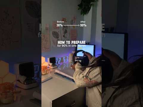 How to prepare for 90 in one month 🫵🏻🔥📚?? #shorts #study