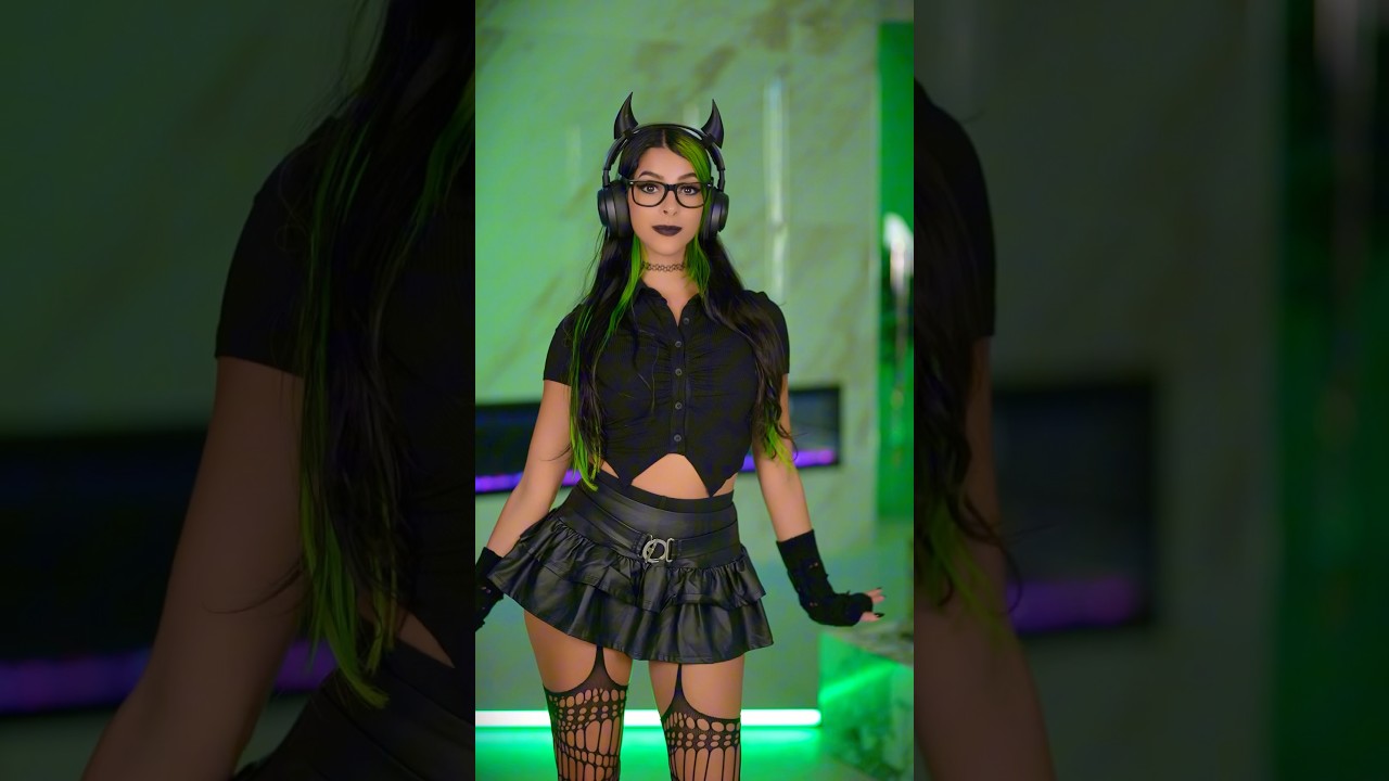 Love this dance! 💚 #foryou #helpmemakethismakesense #trending #gothclub #emo #dance #cosplay