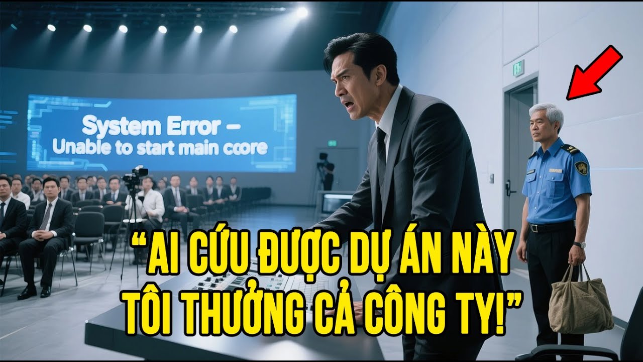 “Ai Cứu Được Dự Án Này Tôi Thưởng Cả Công Ty!” – Anh Bảo Vệ Lặng Lẽ Ra Tay Trong 1 Phút