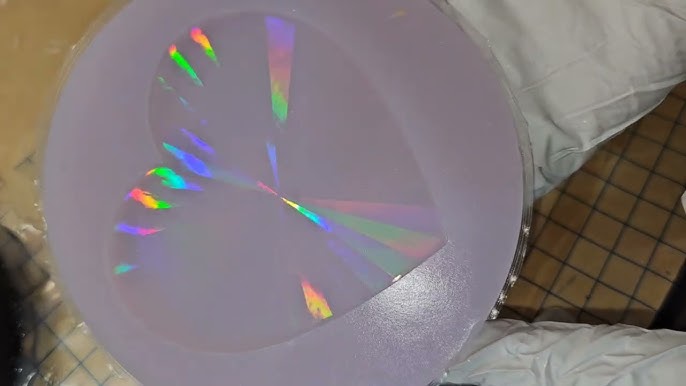 HOLOGRAPHIC Pinwheel Mold Insert for Resin/ Silicone 