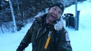 Dirk Caber skis at Stowe's annual Winter Rendezvous Gay Ski Week