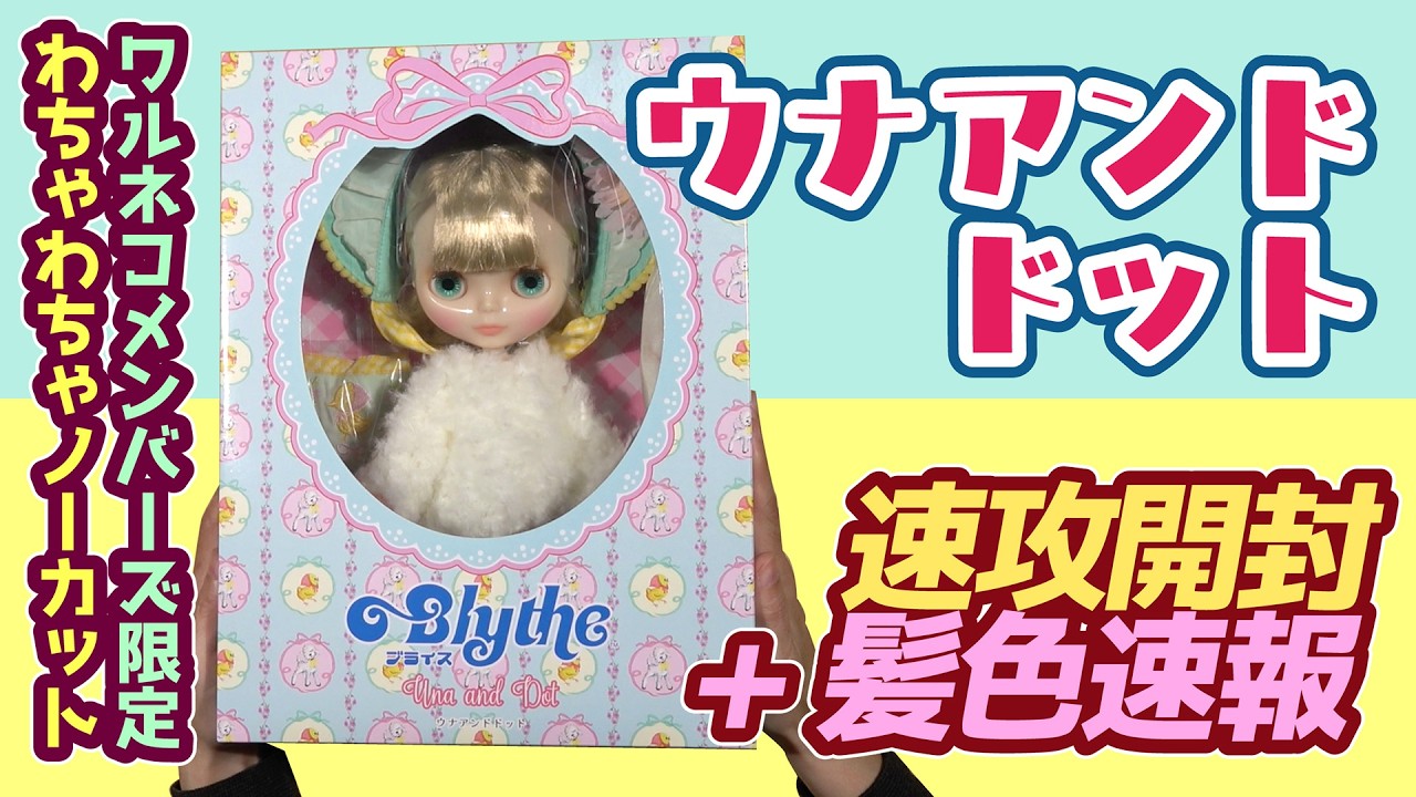 ブライス 赤 1体 1378 [Members] [Neo Blythe] Una and Dot Unboxing 
