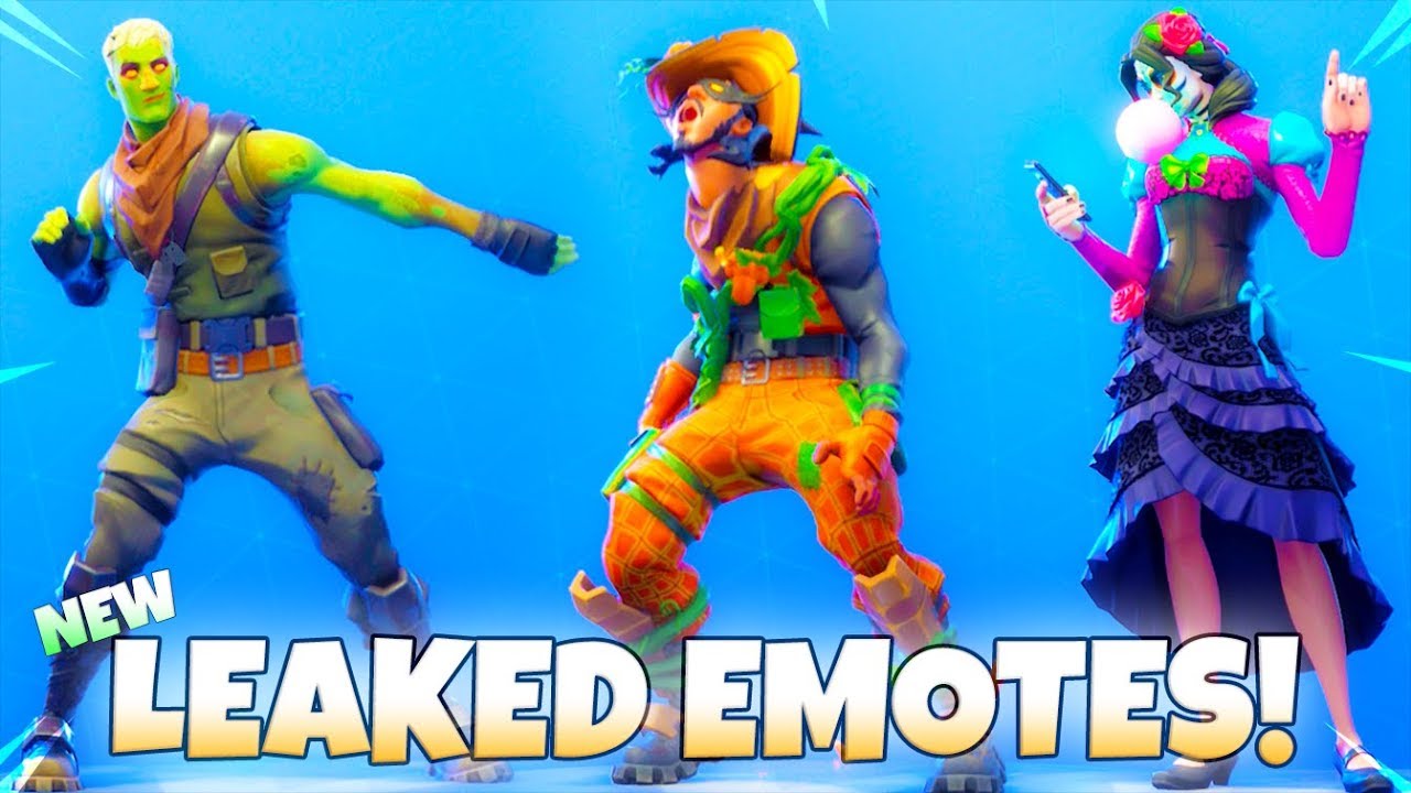 NEW! Leaked Fortnite EMOTES & SKINS Showcase..!! (ZOMBIE ... - 1280 x 720 jpeg 133kB