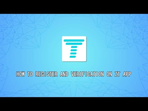 The method of registration and verification in ZT APP