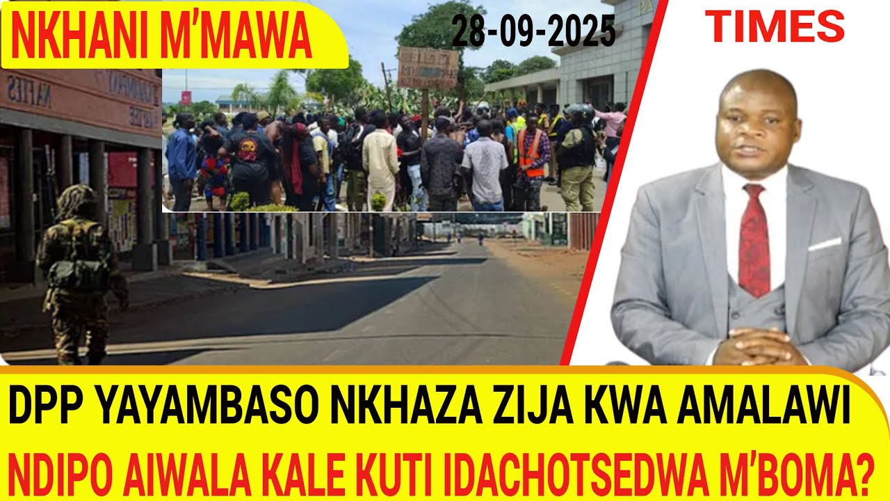 DPP YAYAMBASO NKHAZA POMWE YALAMULA KHOSOLO YA LILONGWE NDI APOLICE KUTHAMANGITSA MAVENDA MUSIKA?