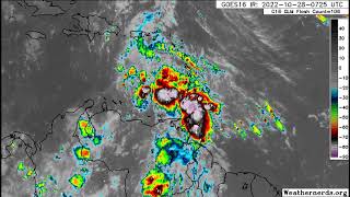 Caribbean Satellite Image on Friday, October 28, 2022 @ 5:15am (Central Time)