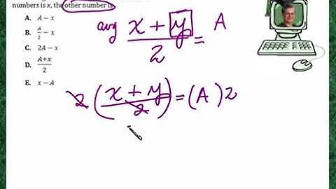 Praxis Application ALG050  Understanding average; Simultaneous linear equations systems