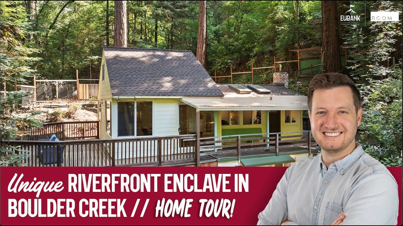 Unique Riverfront Enclave in Boulder Creek // HOME TOUR