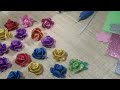 Colorful roses to decorate - hand crafts