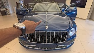 POV! New 2026! BENTLEY FLYING SPUR AZURE V8 HYBRID in Marlin & Portland / Brunel