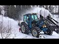 Lumilingolla nivelakseli rikki, (Ford 6810/7610 & Snow Blower)