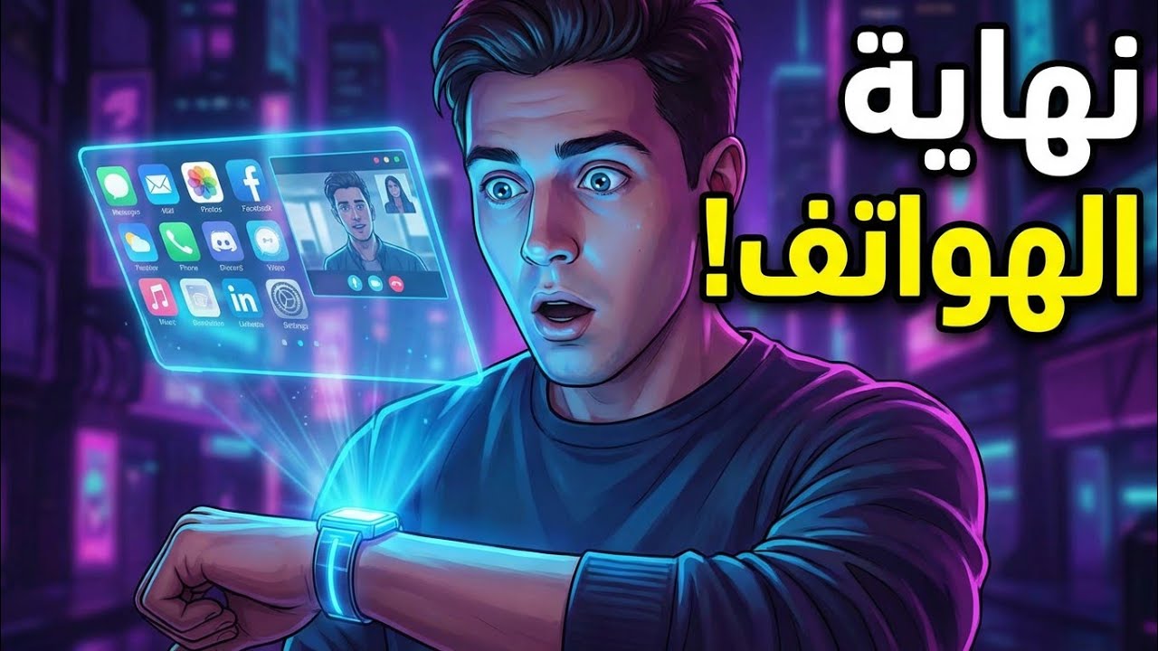 لن تحمل هاتفاً بعد اليوم! 🚫 شاهد كيف ستبدو تكنولوجيا 2035 شيء لا يصدقه عقل 👽