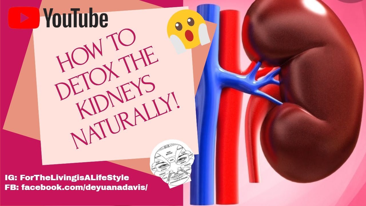 How to EASILY detoxify the kidneys? BEST way to treat dark circles