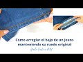 Cómo subir o acorta el ruedo de un Jeans