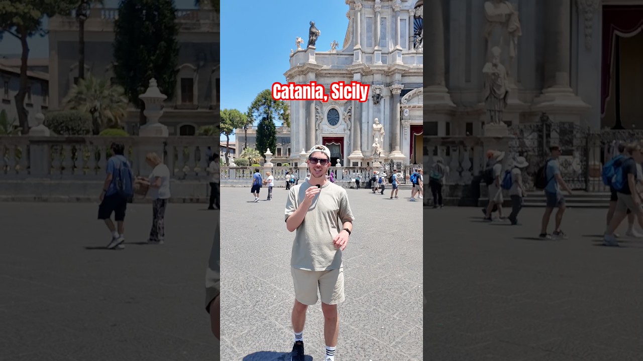 We almost booked an excursion in Catania… biggest mistake we didn’t make 👀